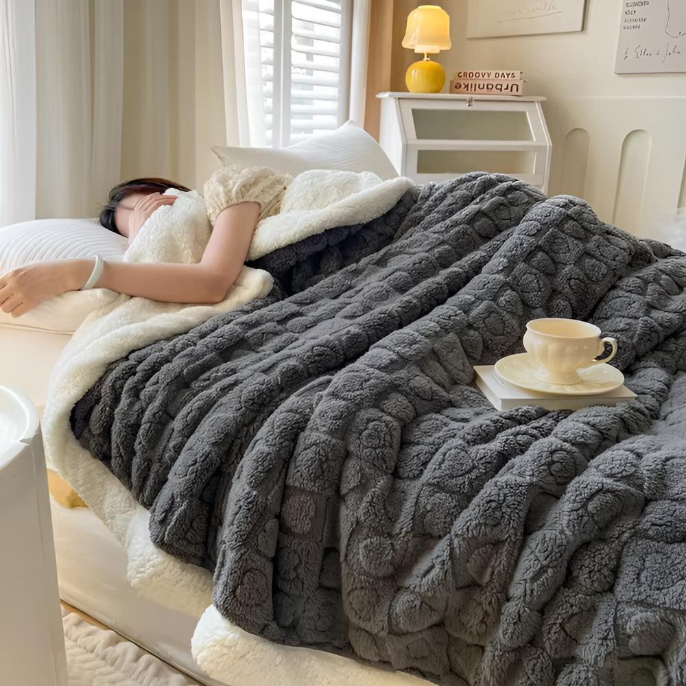 Cloud Warmth Sherpa Fleece Blanket