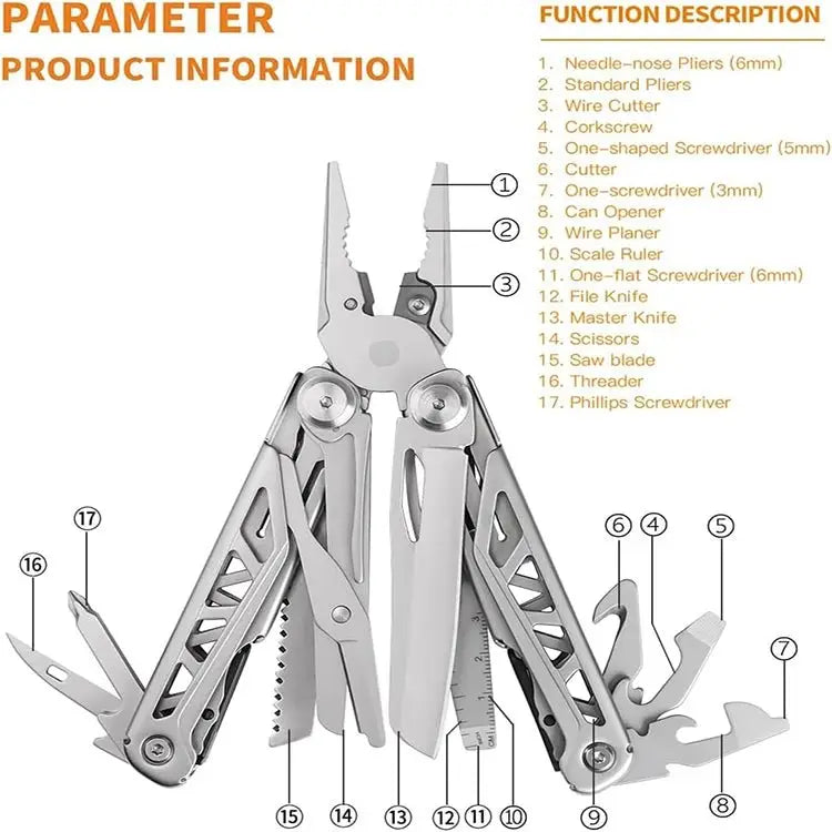 17 in 1 multifunctional pliers