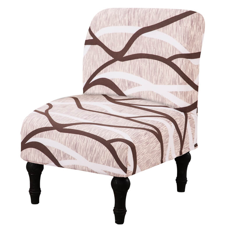 Armless Accent Chair Slipcover, Stretch Sofa Furniture Protector Covers