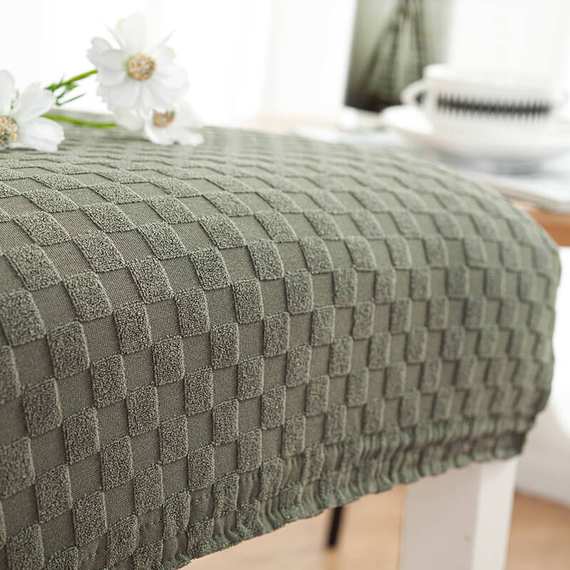 Square Jacquard Dining Room Chair Cover