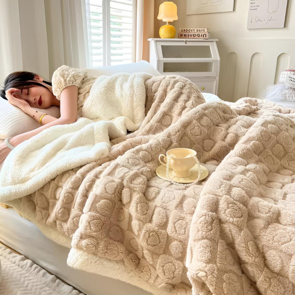 Cloud Warmth Sherpa Fleece Blanket