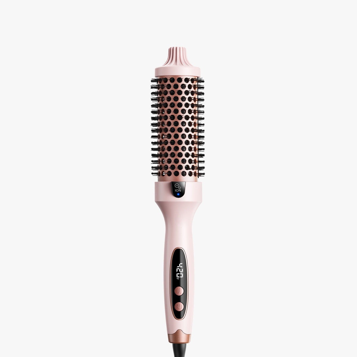 Avichic Thermal Blowout Brush – 1.5″ Ceramic Tourmaline Barrel, 5‑Heat Settings, Dual Voltage, Ionic Frizz Control