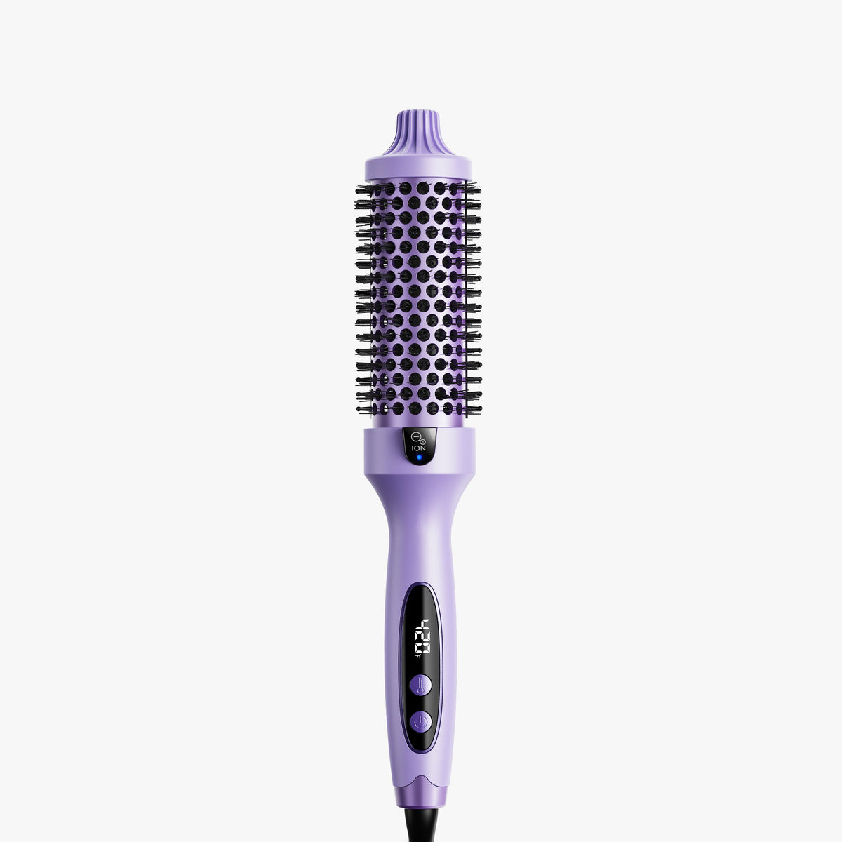 Avichic Thermal Blowout Brush – 1.5″ Ceramic Tourmaline Barrel, 5‑Heat Settings, Dual Voltage, Ionic Frizz Control