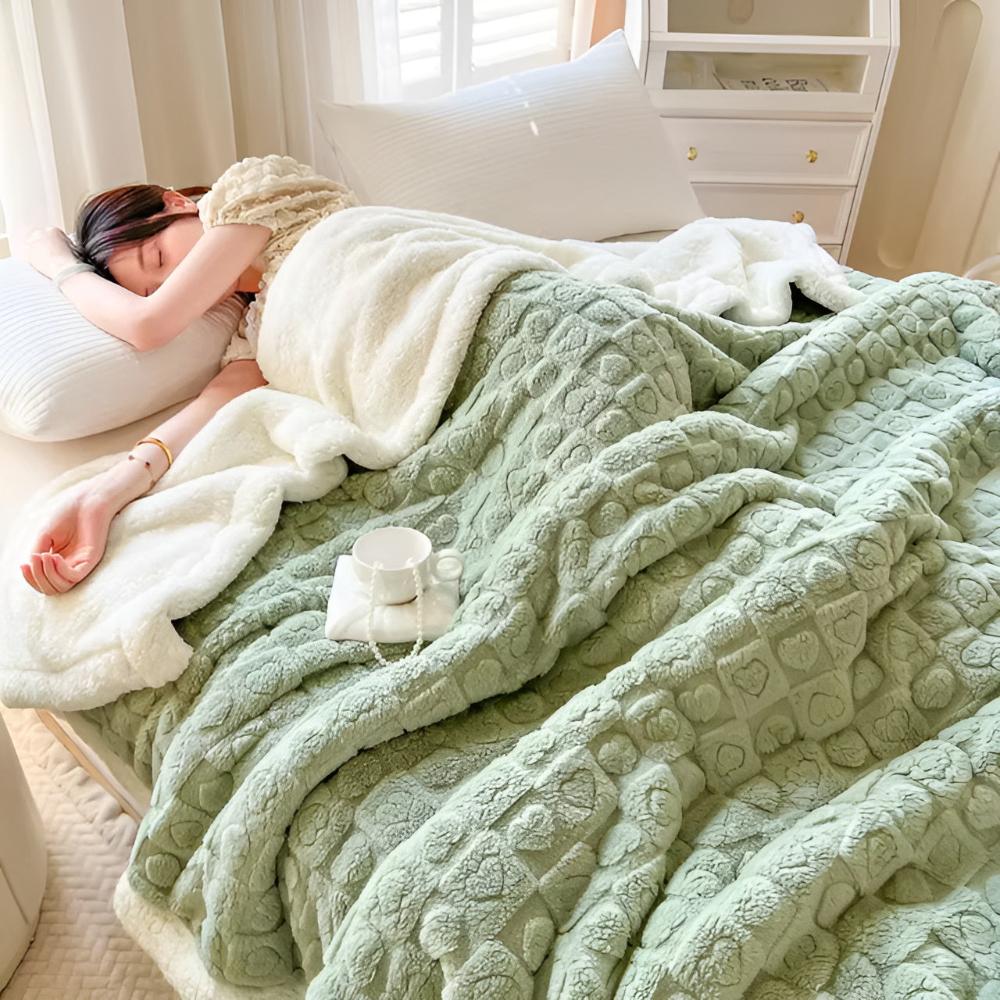 Cloud Warmth Sherpa Fleece Blanket