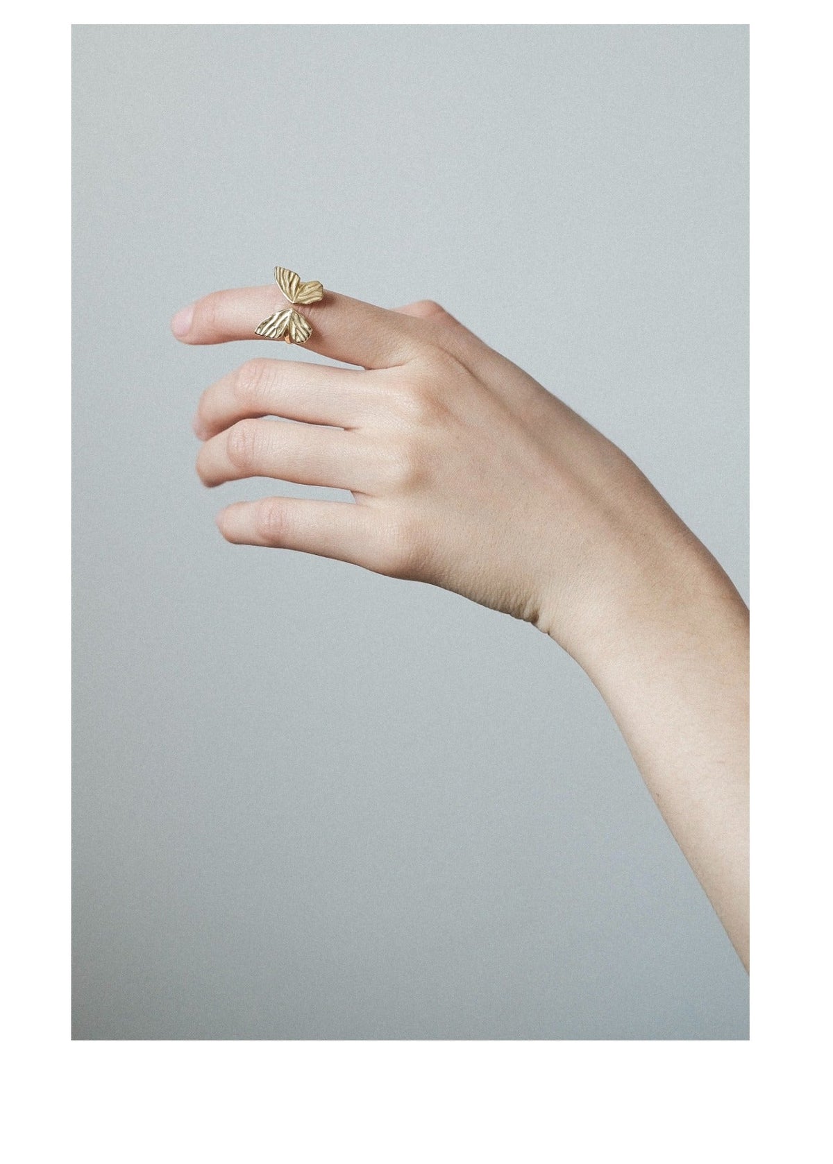 Sterling Silver Forest Butterfly Ring