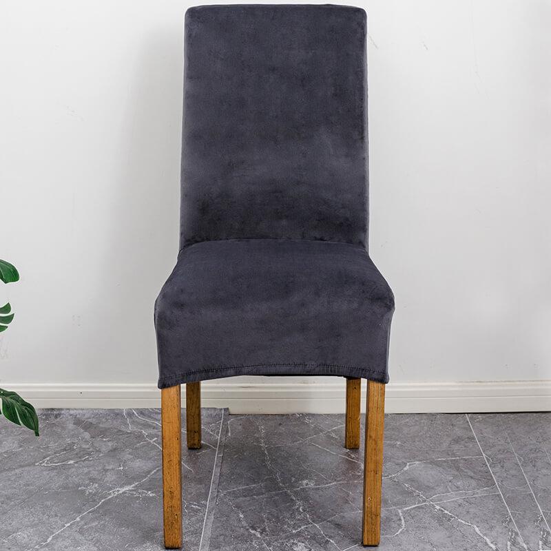 Stretch Velvet XL Size Dining Chair Covers