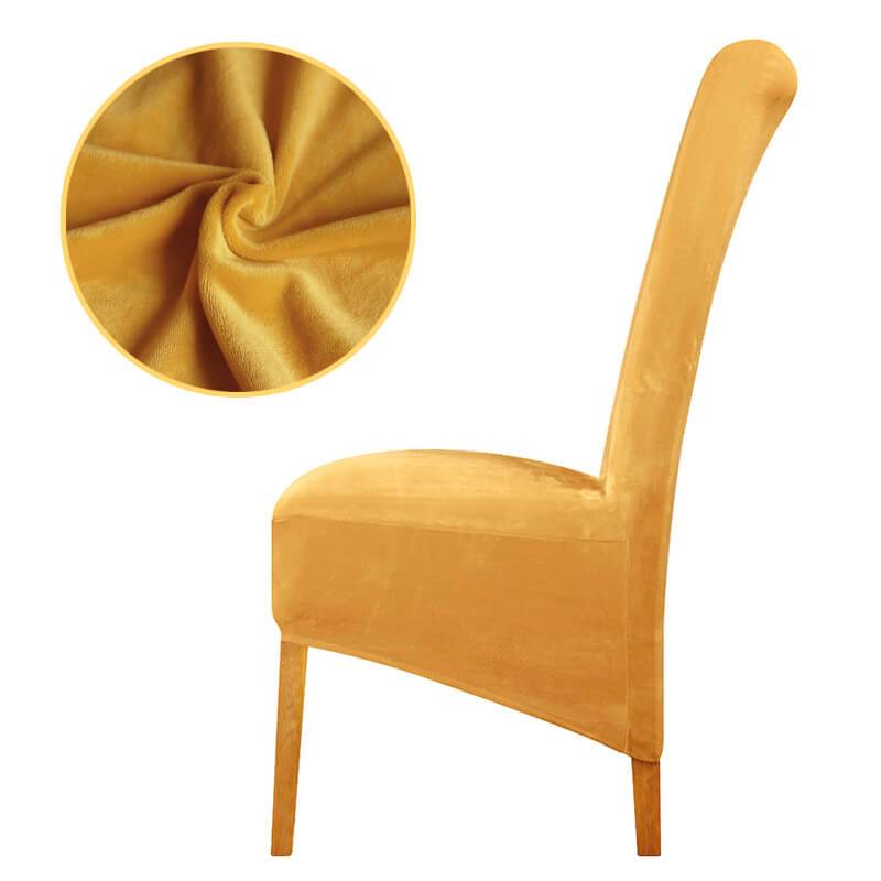 Stretch Velvet XL Size Dining Chair Covers