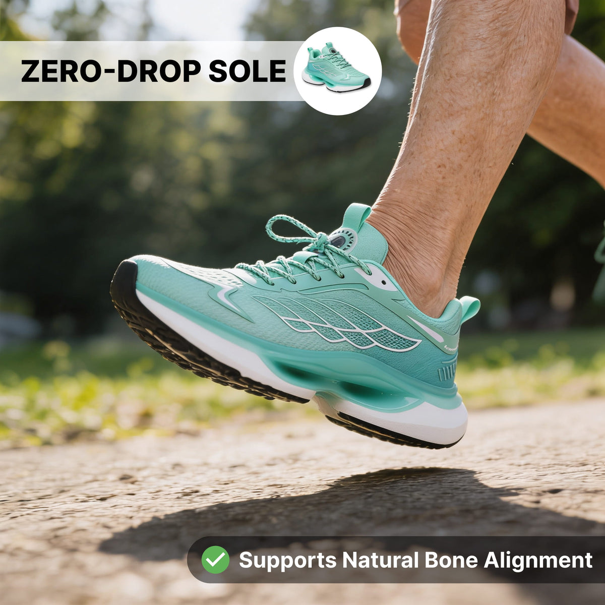 Aerion Hands-Free Walking Shoes for Seniors – Easy On/Off Comfort