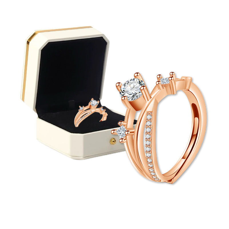 （🔥LAST DAY SALE-80% OFF)DIYSTAR Diamond Magnetology Lymphvity Ring