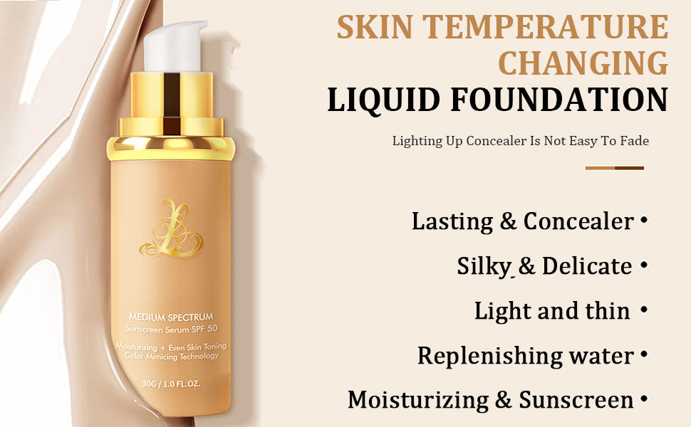 4 in 1 Color Changing Foundation SPF 50