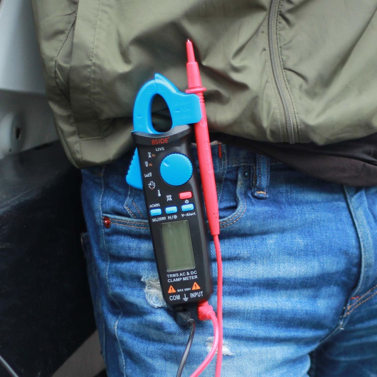 1mA AC/DC AMP Clamp Meter