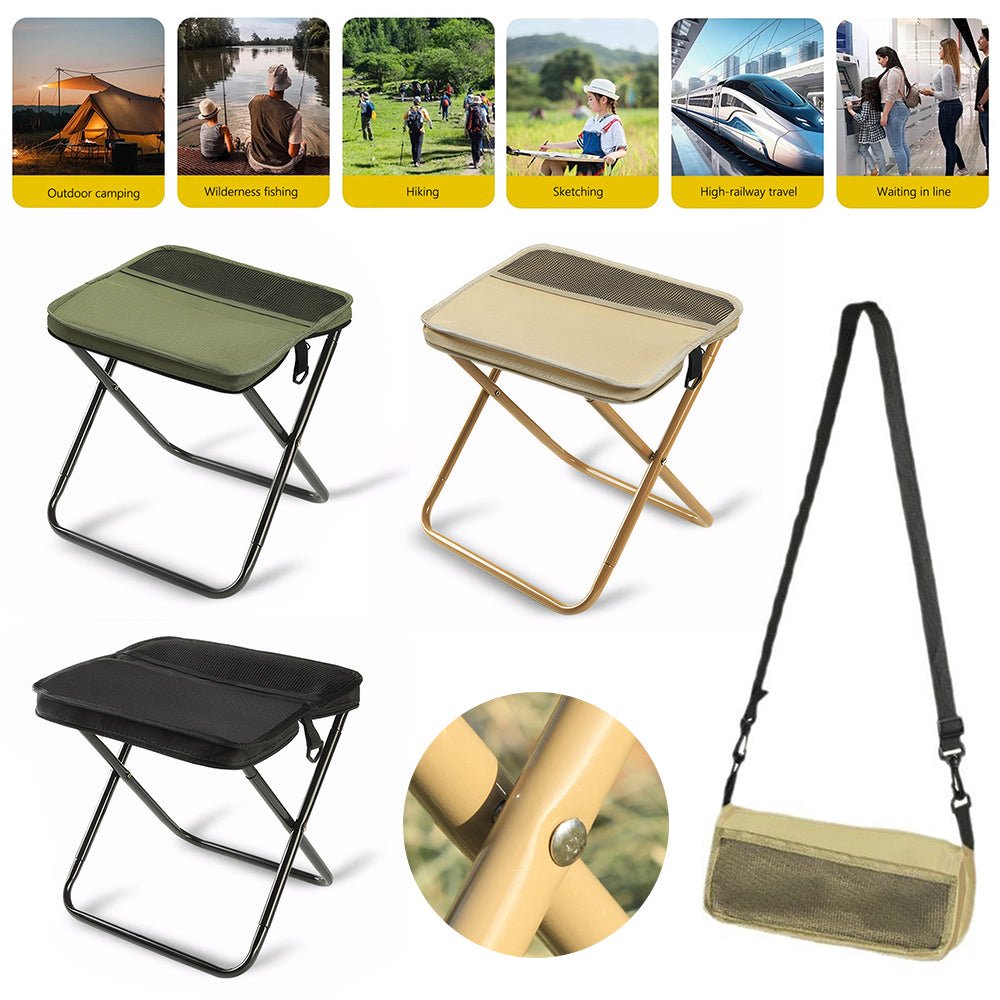 2-in-1 Chair Bag – Ultralight Foldable Backpack with Built-In Seat