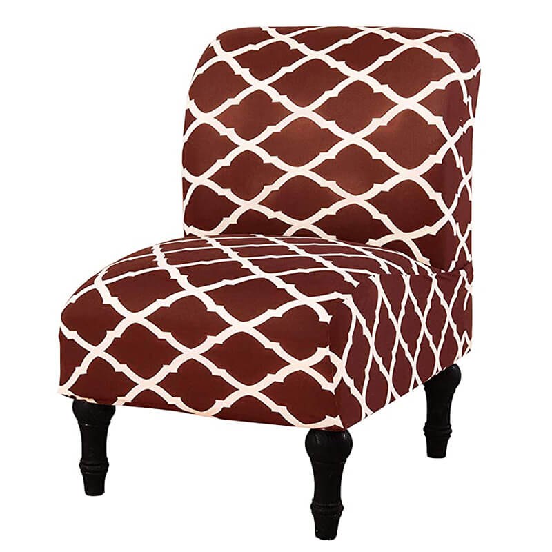 Armless Accent Chair Slipcover, Stretch Sofa Furniture Protector Covers
