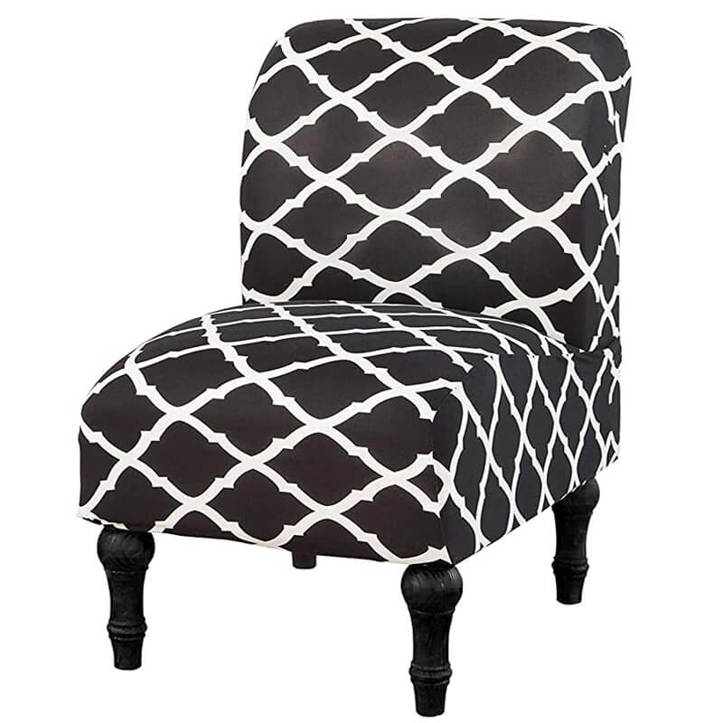 Armless Accent Chair Slipcover, Stretch Sofa Furniture Protector Covers