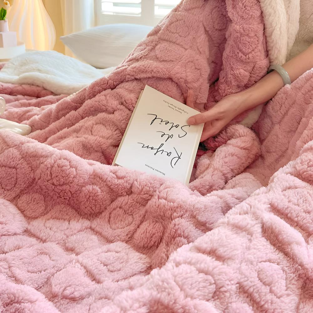 Cloud Warmth Sherpa Fleece Blanket
