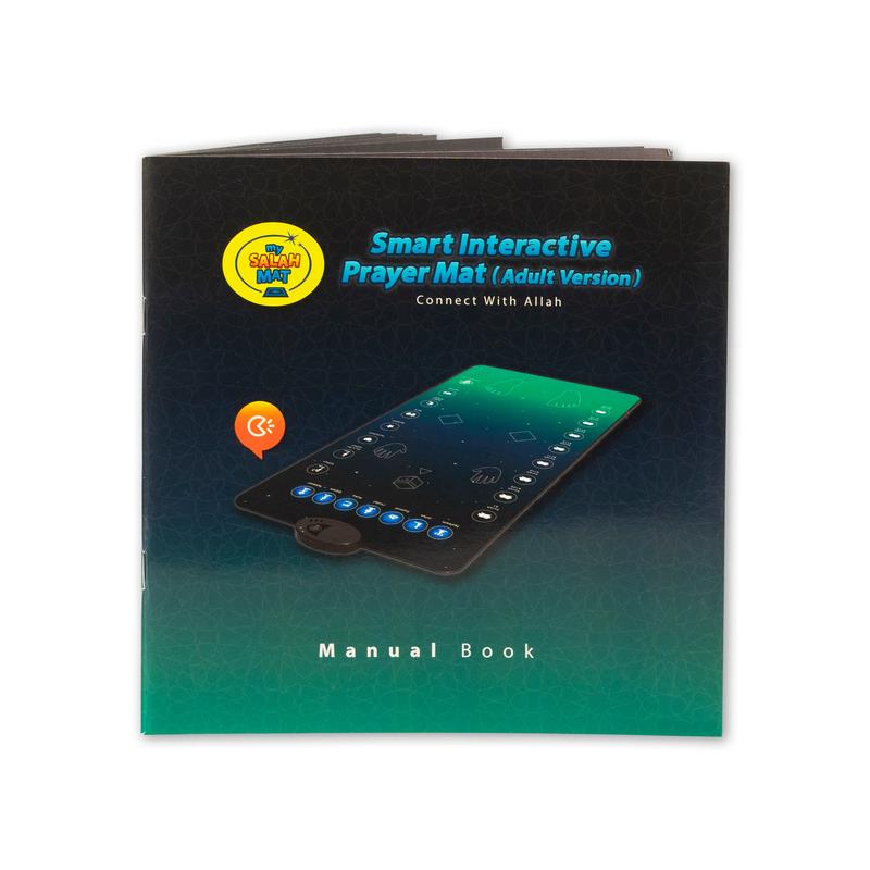 Interactive Prayer Mat for Adults and Teenagers - Smart Educational Electronic Prayer Rug for Learning Muslim Prayers with Guided Light Symbols