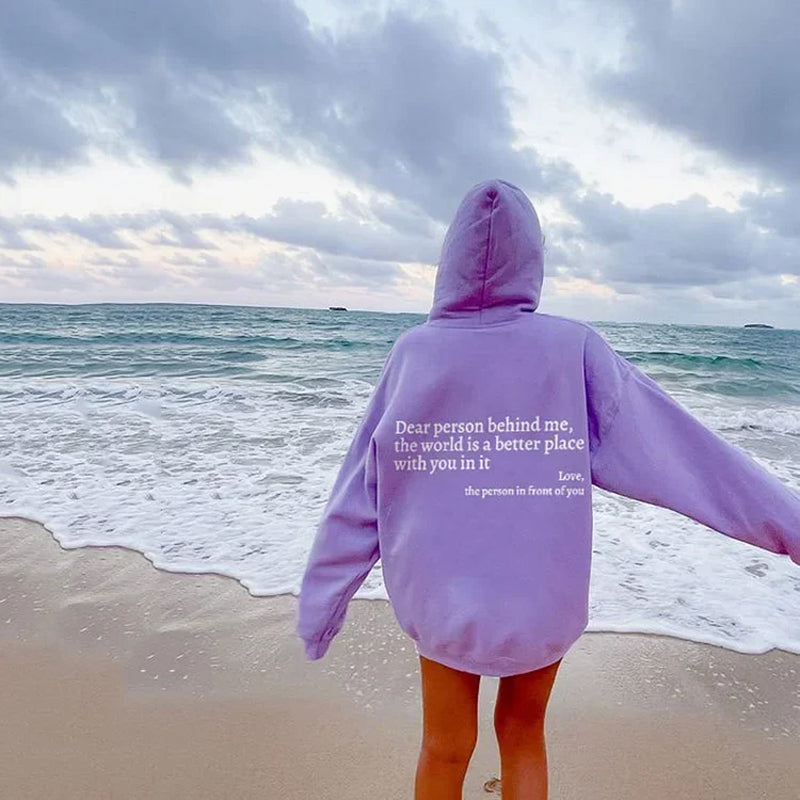 Hope Hoodie 'Dear Person Behind Me'