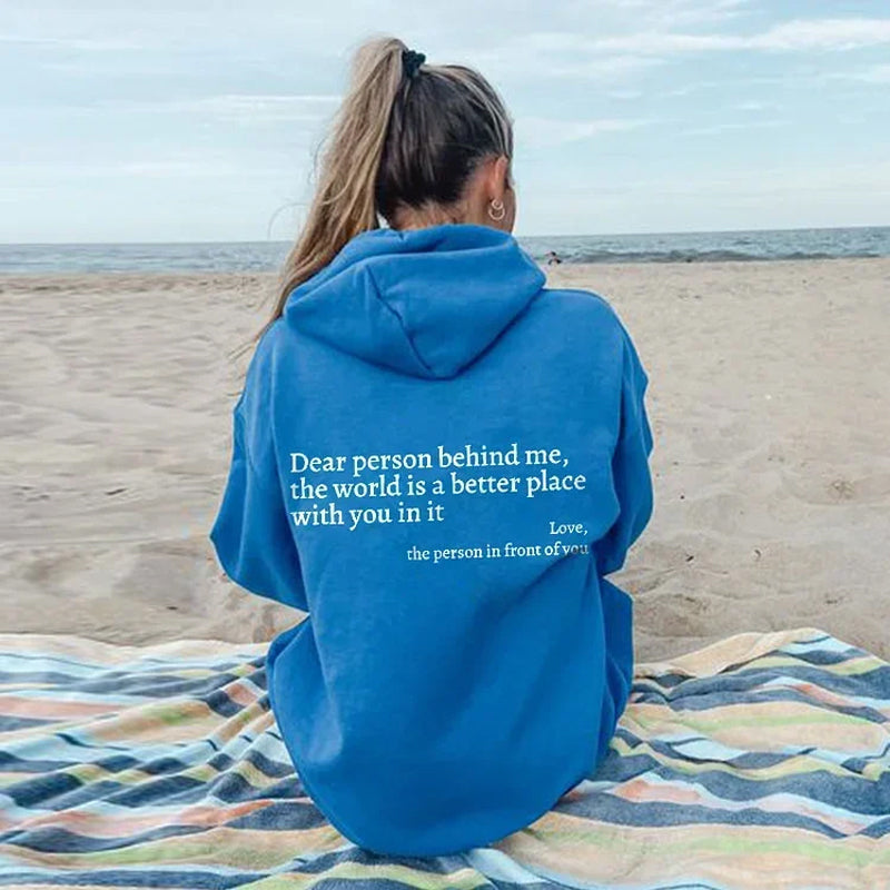 Hope Hoodie 'Dear Person Behind Me'