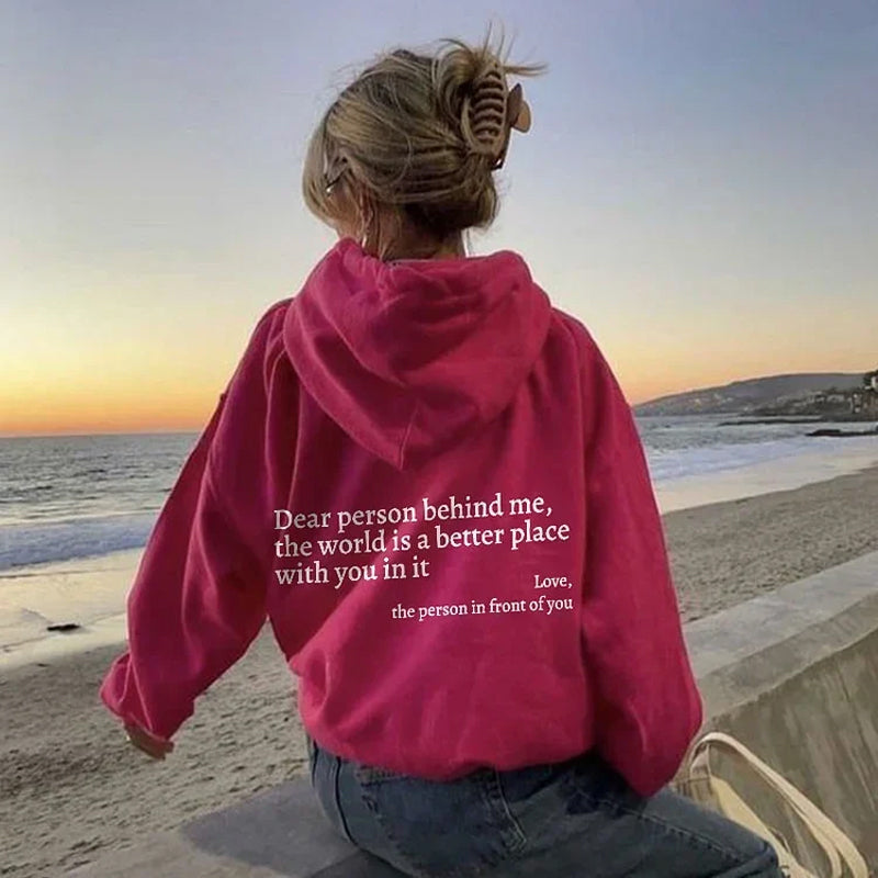 Hope Hoodie 'Dear Person Behind Me'