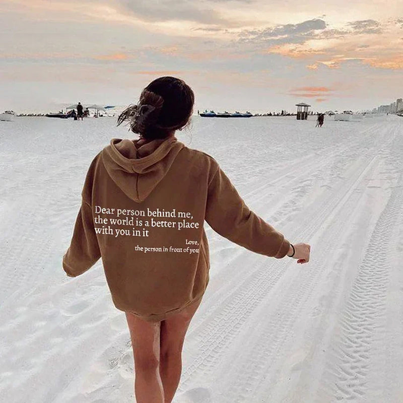 Hope Hoodie 'Dear Person Behind Me'