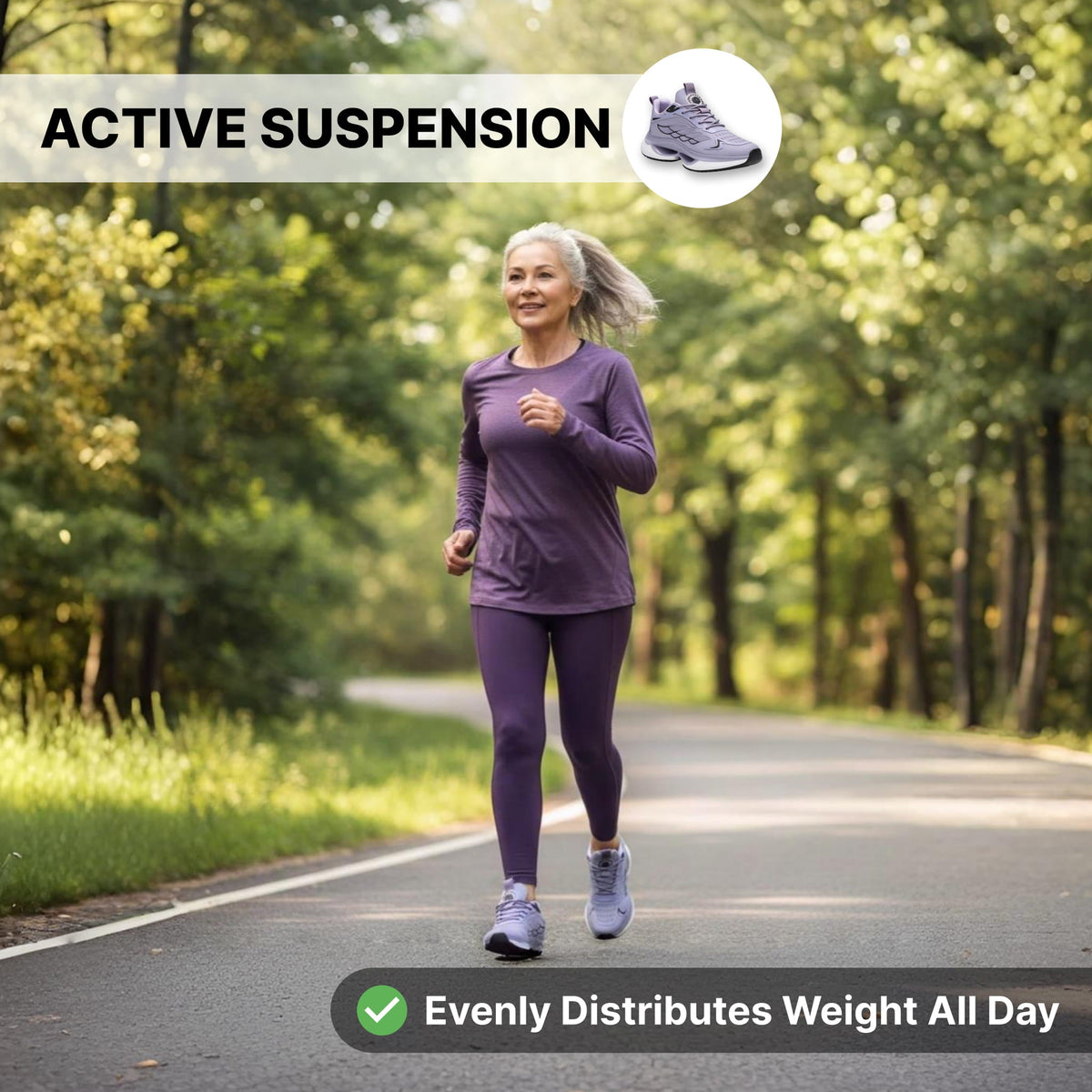 Aerion Hands-Free Walking Shoes for Seniors – Easy On/Off Comfort