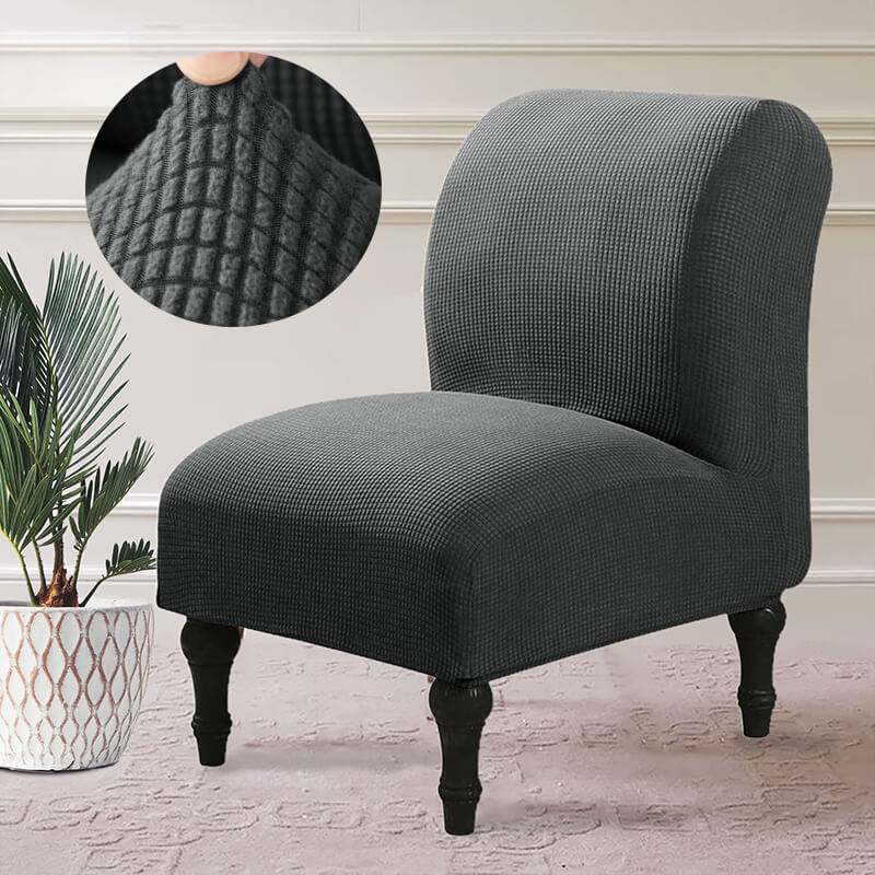 Armless Accent Chair Slipcover, Stretch Sofa Furniture Protector Covers