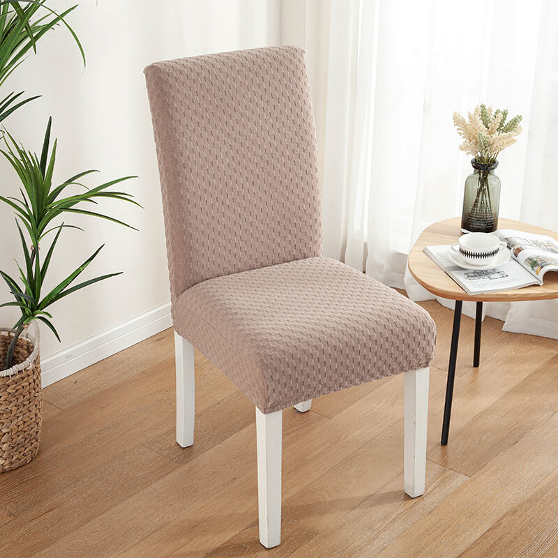 Square Jacquard Dining Room Chair Cover