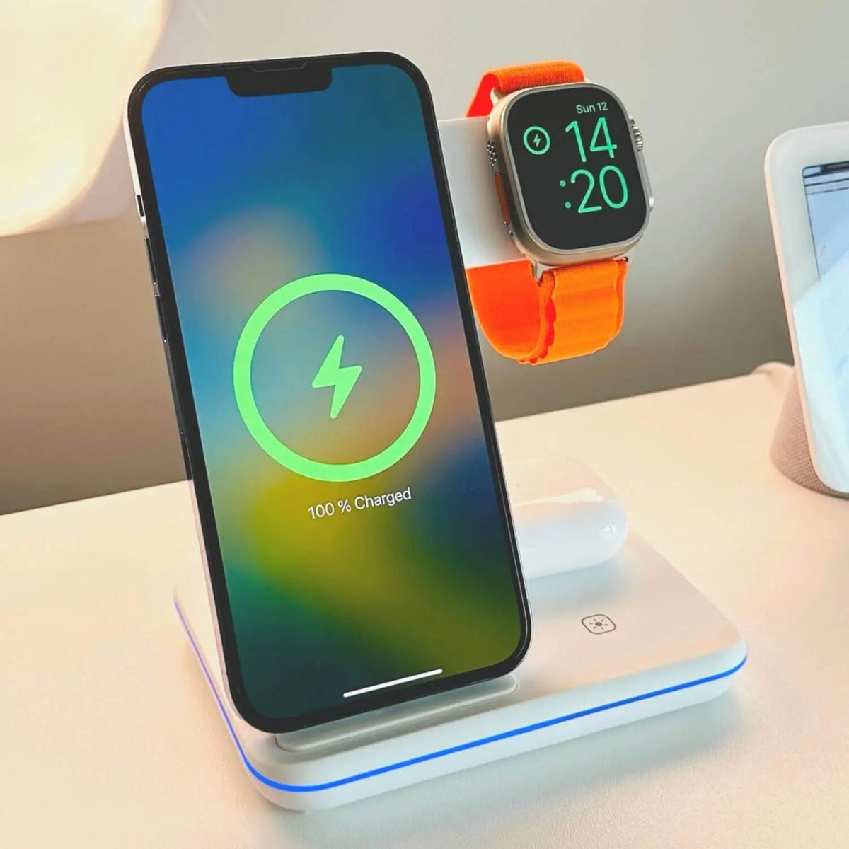 3-in-1 Wireless Charger for iPhone, Apple Watch & AirPods