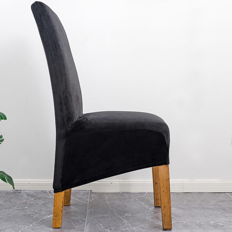 Stretch Velvet XL Size Dining Chair Covers