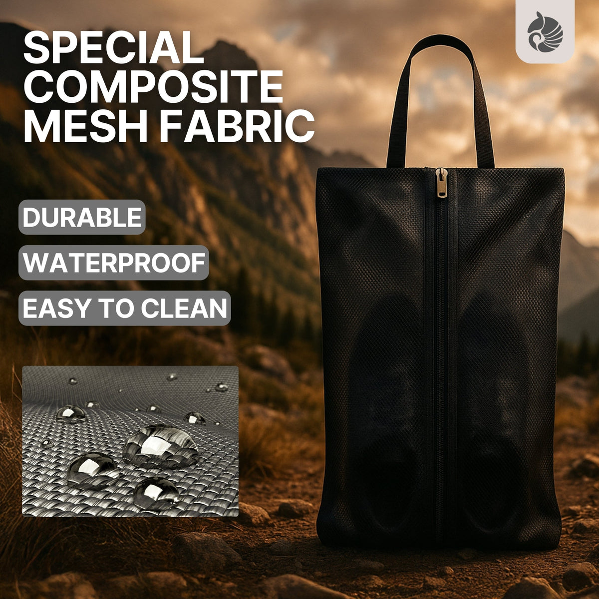 Avichic Mesh Shoe Travel Bag – Portable Storage Organizer