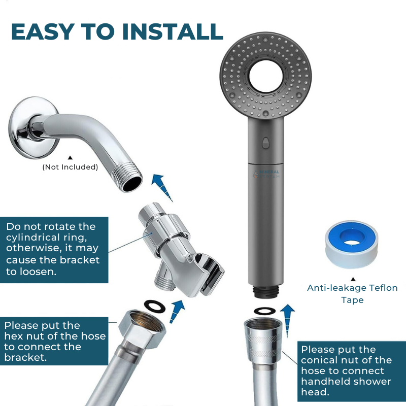 Hey Pure Filtered Dual Shower System
