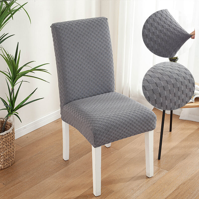 Square Jacquard Dining Room Chair Cover