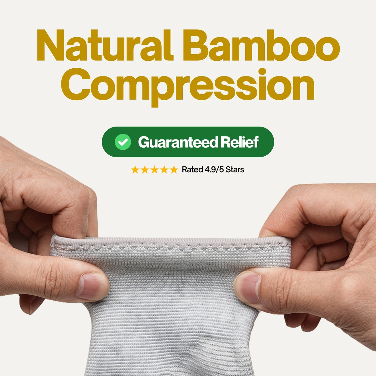 Avichic Bamboo Knee Sleeve – Breathable Support (Single)