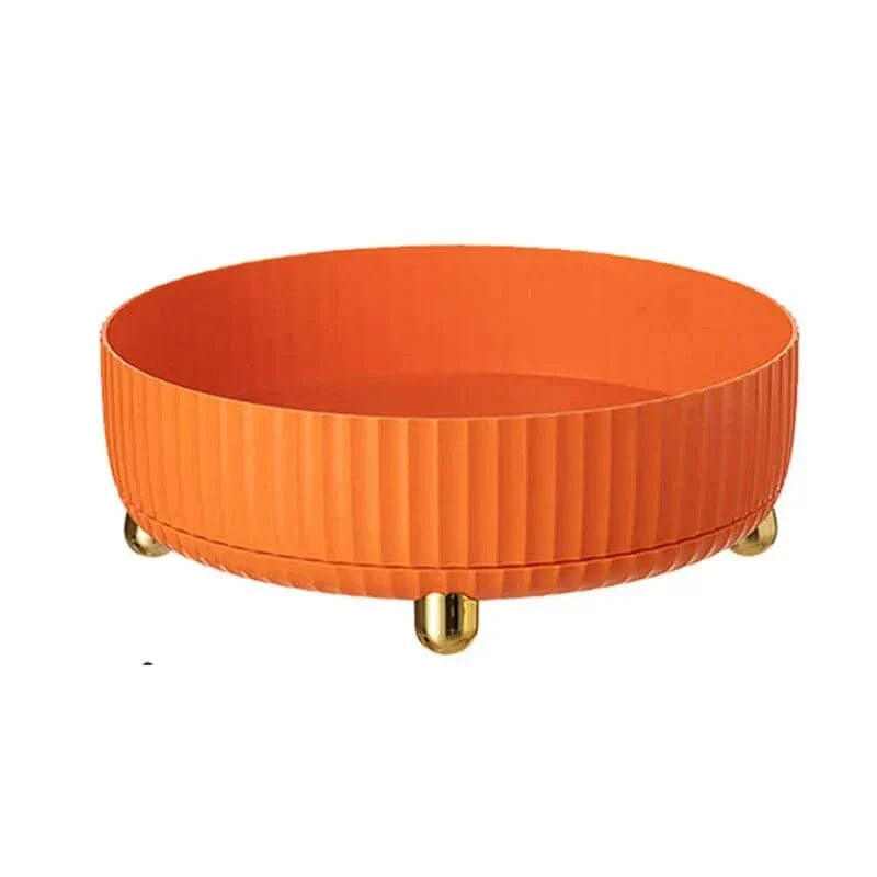 360° Rotary Organizer – Space-Saving Turntable Storage for Kitchen, Bathroom, Office, and Pantry