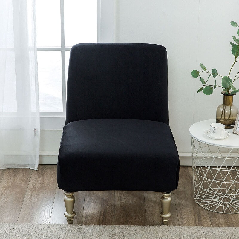 Armless Accent Chair Slipcover, Stretch Sofa Furniture Protector Covers