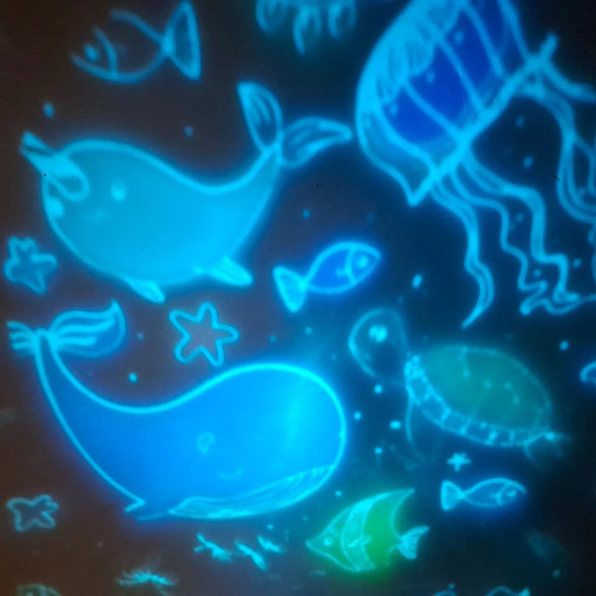 Relaxing Night Light with Galaxy Pattern