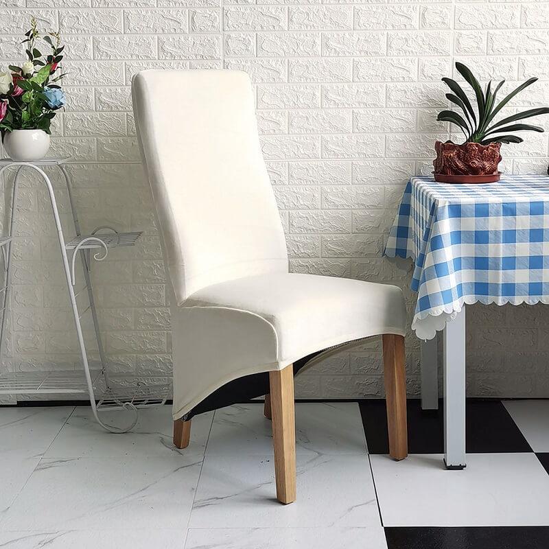 Stretch Velvet XL Size Dining Chair Covers