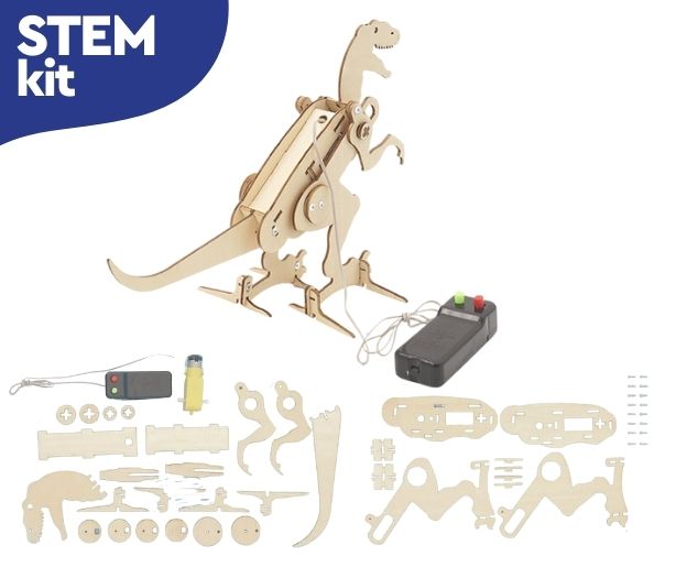 Wooden Dinosaur Assembly STEM Kit
