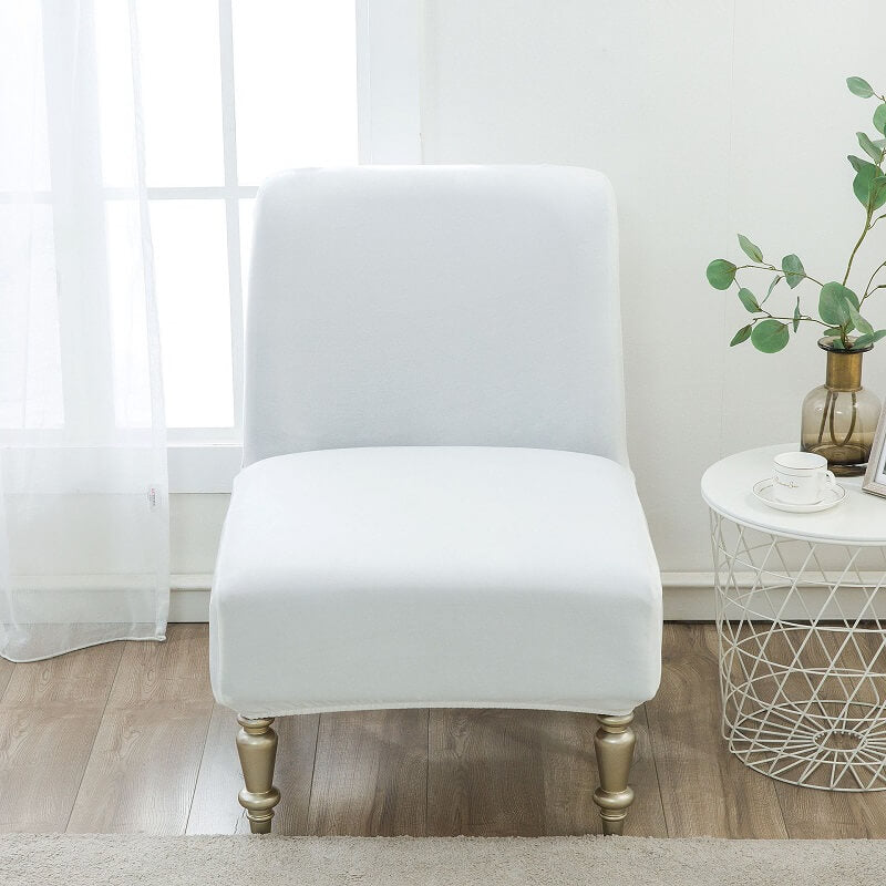 Armless Accent Chair Slipcover, Stretch Sofa Furniture Protector Covers