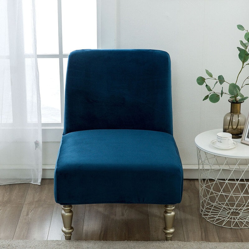 Armless Accent Chair Slipcover, Stretch Sofa Furniture Protector Covers
