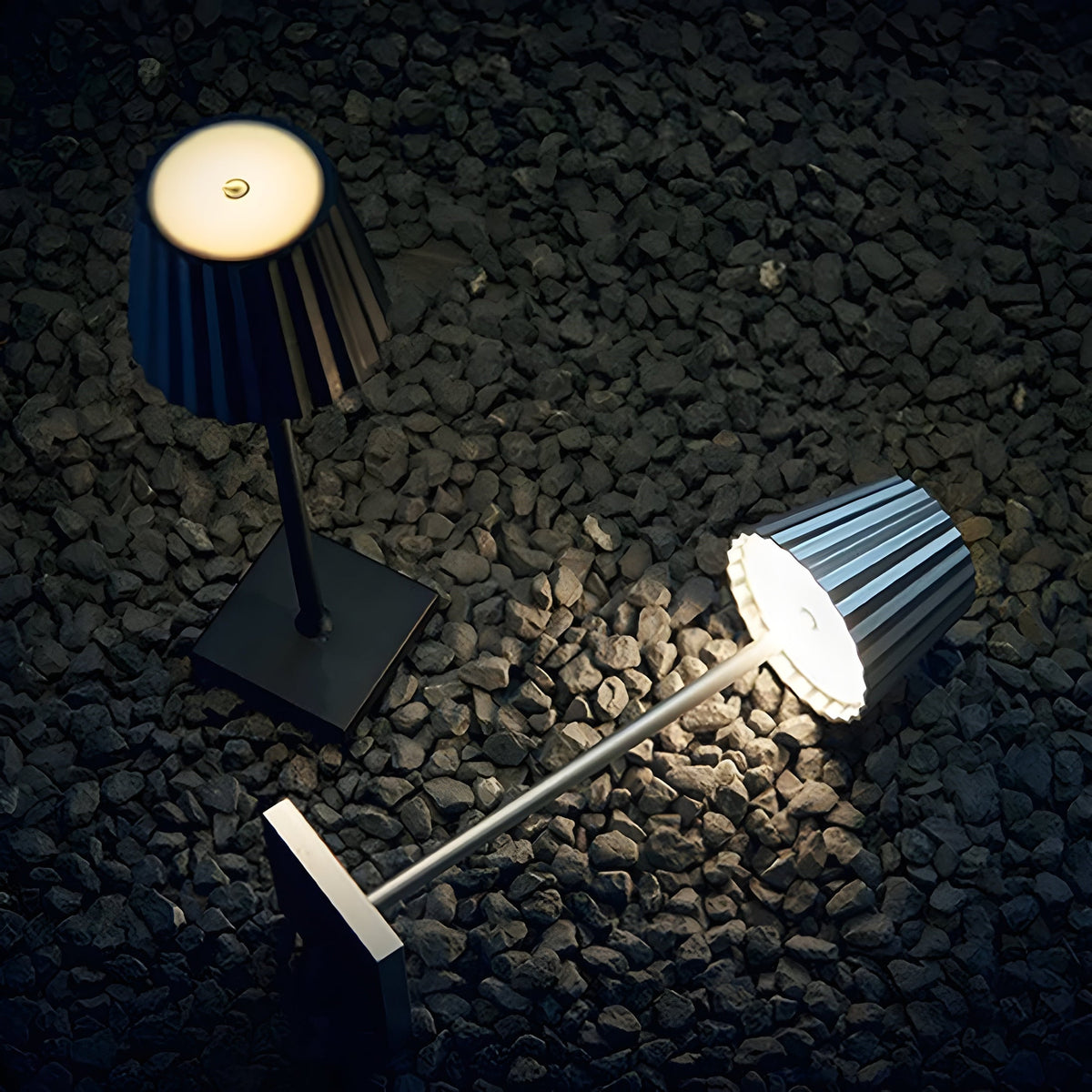 Arlo Wireless Table Lamp | Touch Control & USB Charging for Living Room