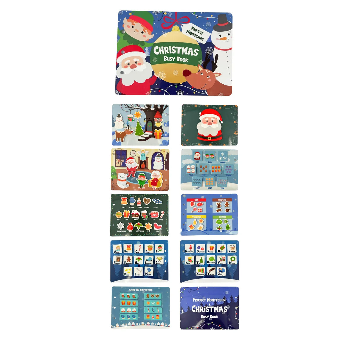 Project Montessori Christmas Busy Book
