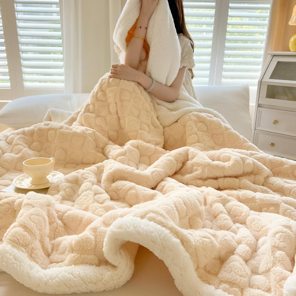 Cloud Warmth Sherpa Fleece Blanket
