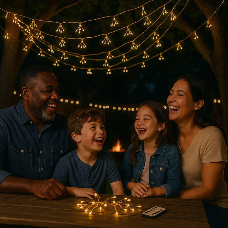 Fairy Lights Decoration Remote Control Copper Wire Indoor Outdoor