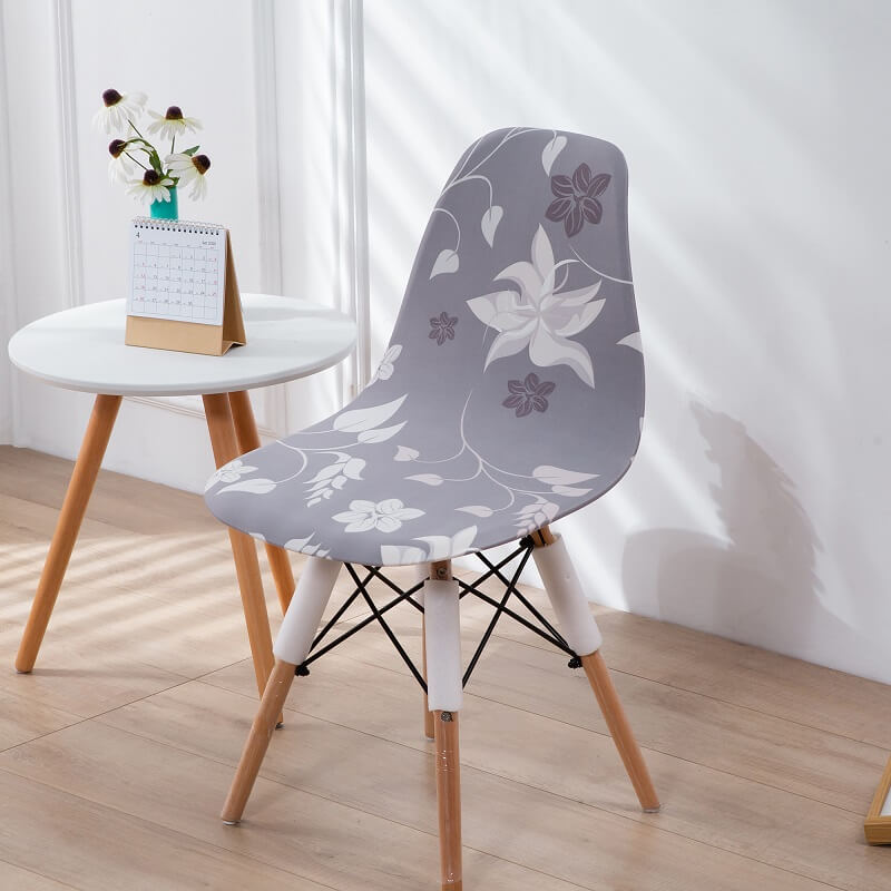 Printed Elastic Shell Chair Covers
