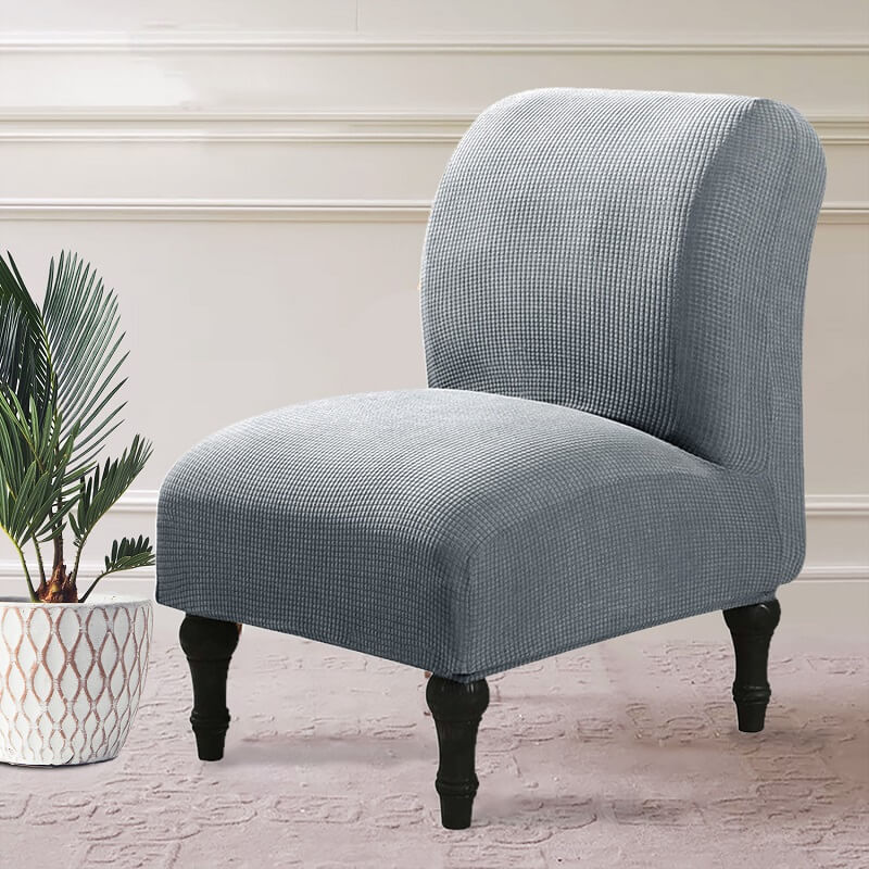 Armless Accent Chair Slipcover, Stretch Sofa Furniture Protector Covers
