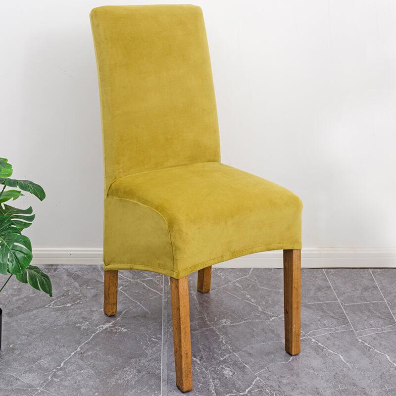 Stretch Velvet XL Size Dining Chair Covers