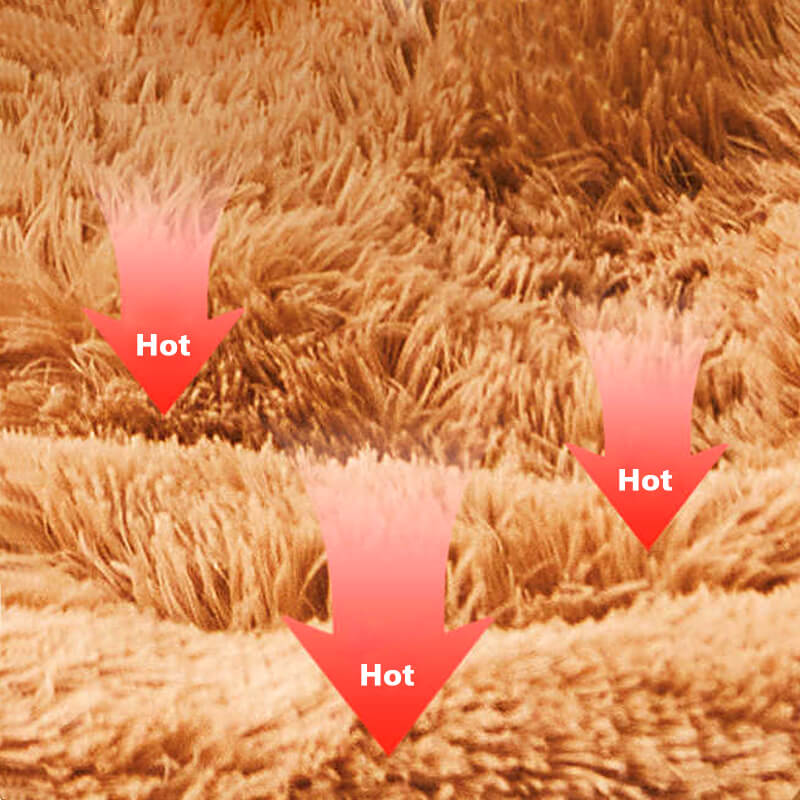 Warm Fluffy Calming Dog & Cat Beds-Bear Paw Shaped