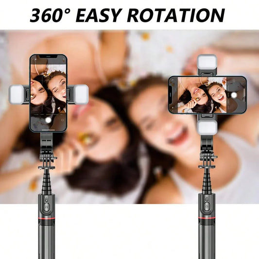 Foldable Selfie Stick Stand – Portable and Adjustable