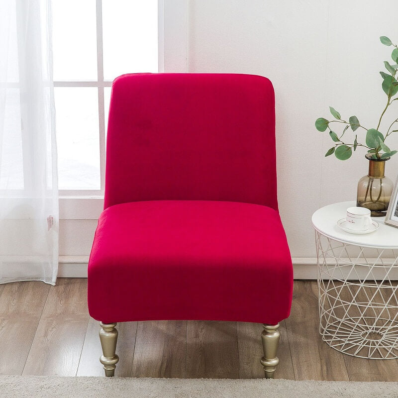 Armless Accent Chair Slipcover, Stretch Sofa Furniture Protector Covers
